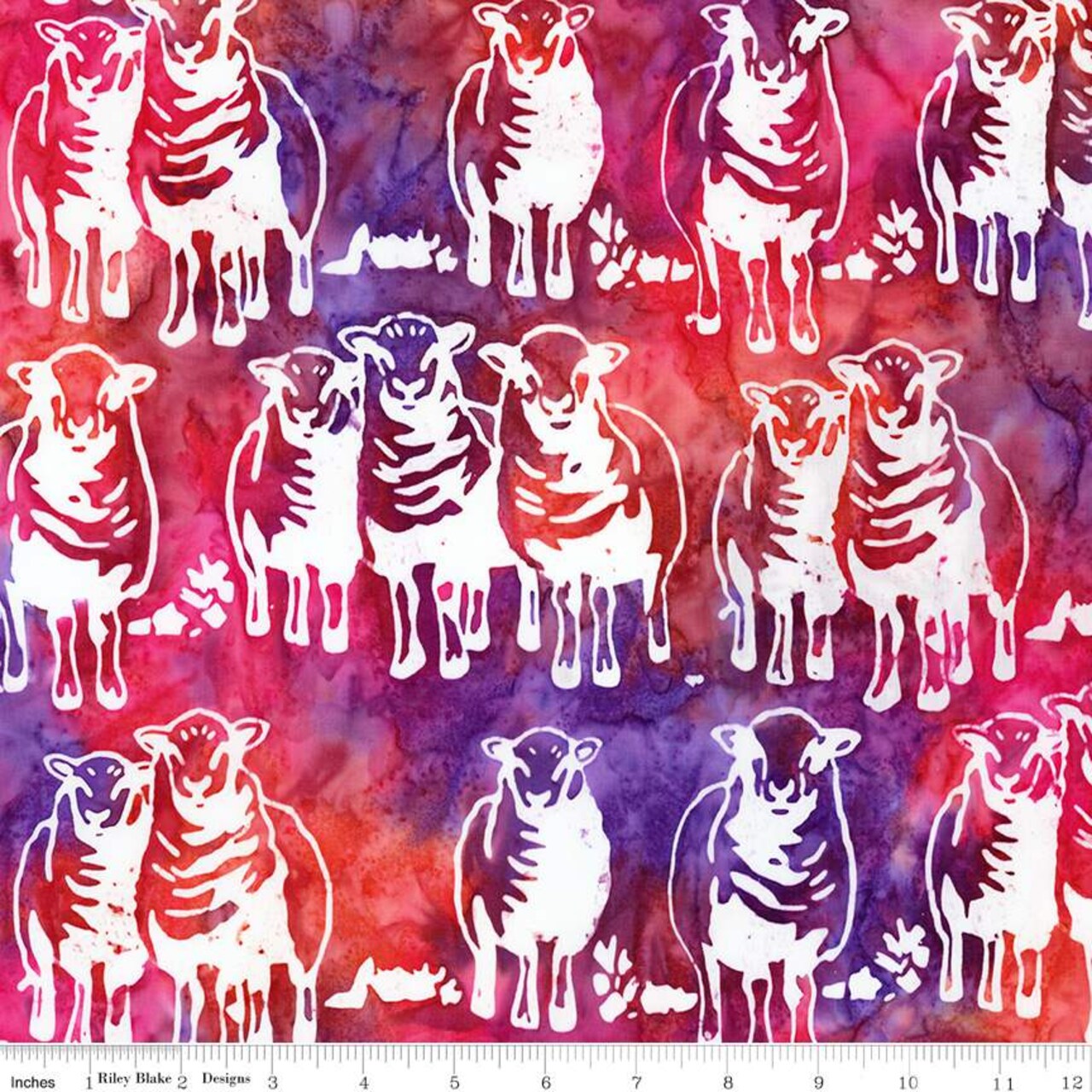 Fabric Riley Blake Raspberry Nightshade Touch of Celtic Expressions Batiks by the Quarter Yard BT23263-207